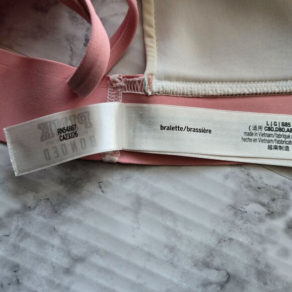 Pink by Victoria's Secret Bonded Bralette - Size M - Picture 10 of 12